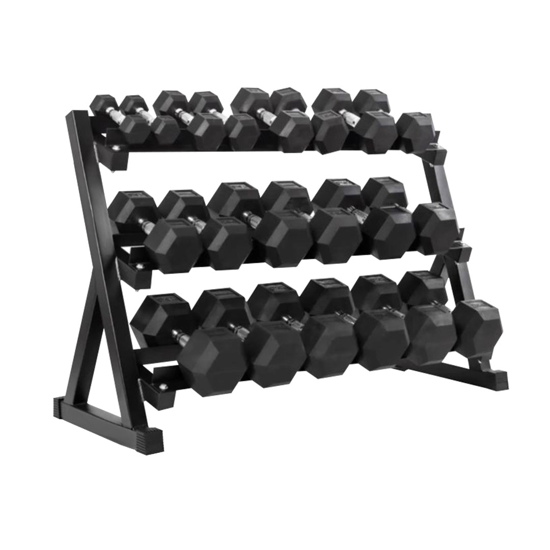 Juego de mancuernas BlackFit de 3 a 30 Kg