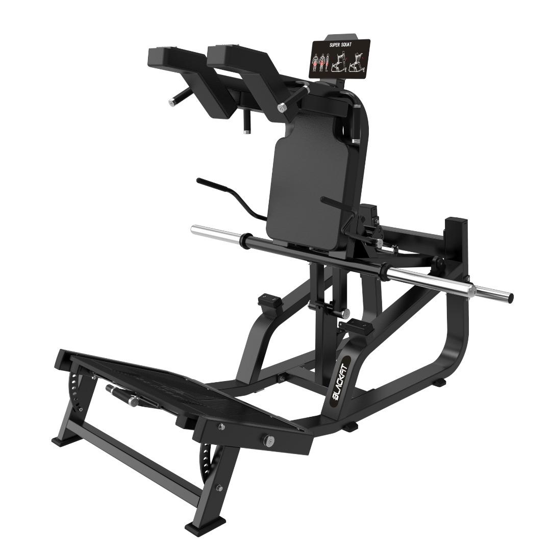 BLACKFIT SUPER SQUAT - LINEA HEAVY DUTY CON BASE AJUSTABLE