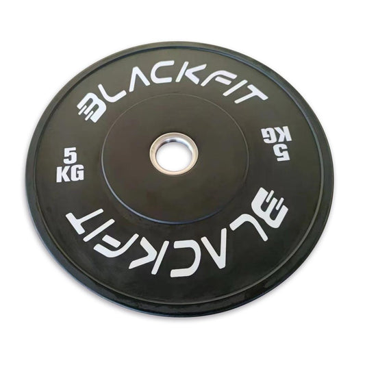 Pack de 100 kilos de Bumpers con letras de colores Blackfit.