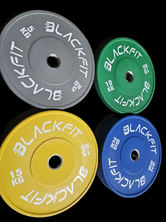 Set discos olímpicos Bumpers de colores Blackfit